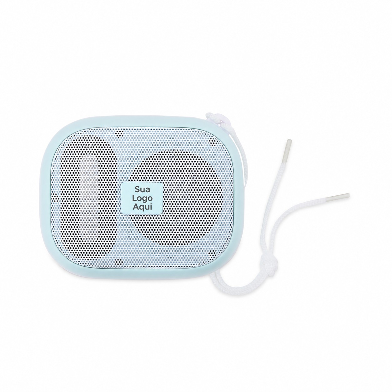 Caixa de Som Bluetooth Personalizado Mod.2 Branco | Personalizado com Logo | Personizi
