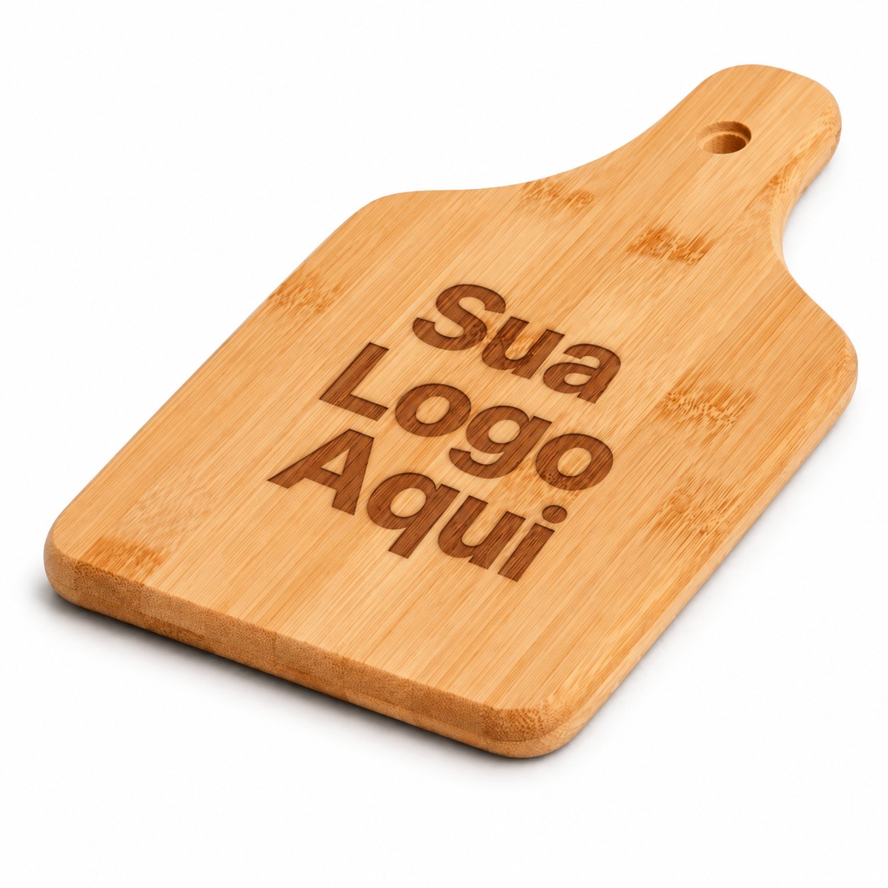 Tábua para Kit Caipirinha / Tempero em Bambu 22x13cm Personalizado Única | Personalizado com Logo | Personizi