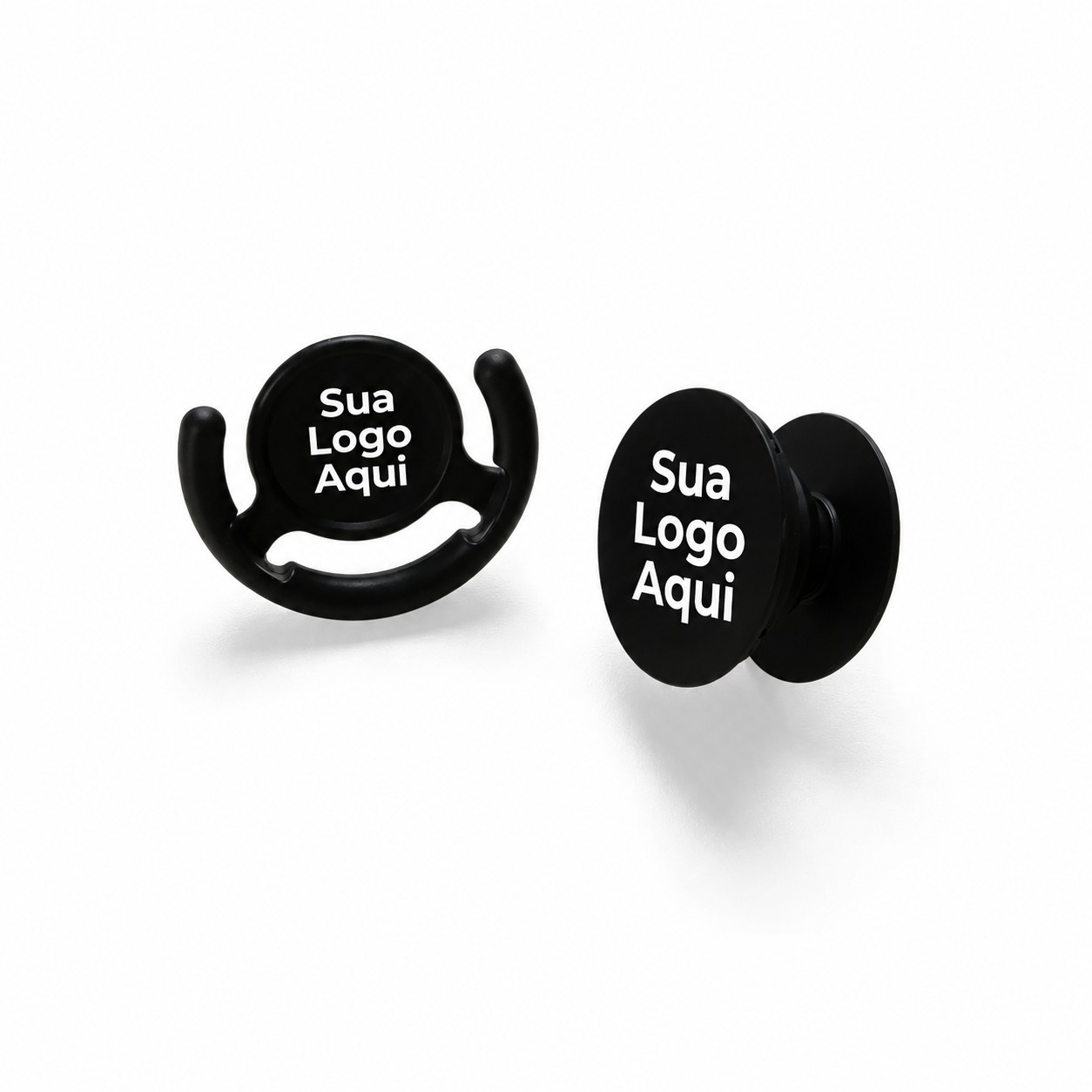 Pop Socket 4x4cm Personalizado Mod.2 Preto | Personalizado com Logo | Personizi
