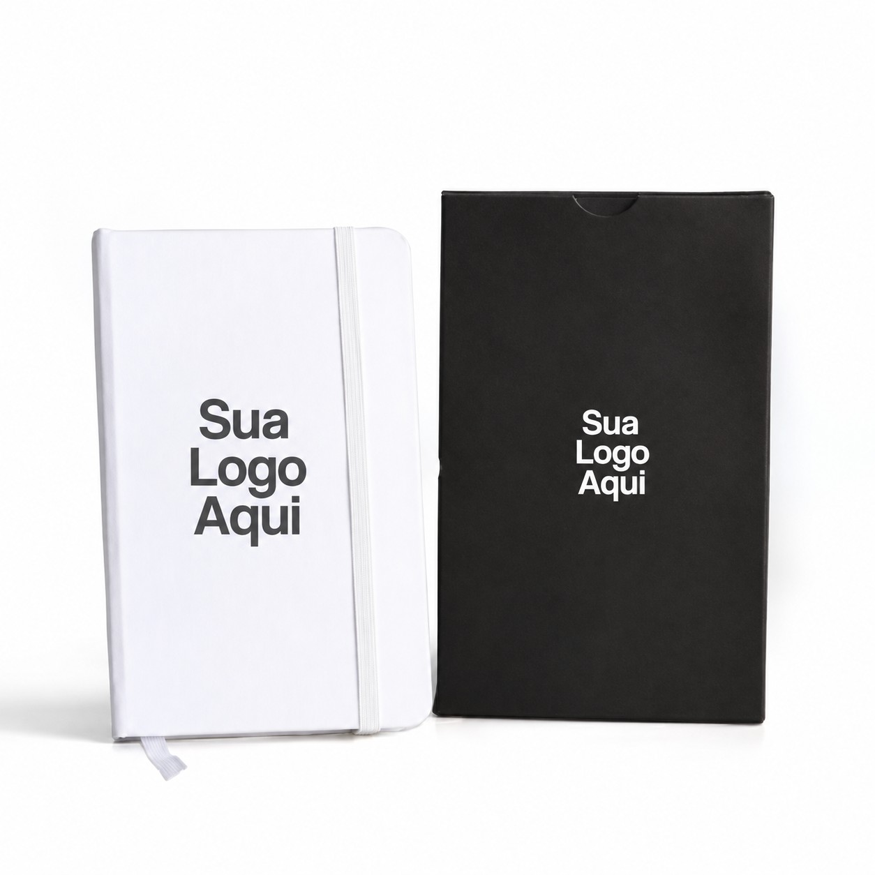 Caderneta S/ Pauta 9,5X15,5CM Personalizado Branca | Personalizado com Logo | Personizi