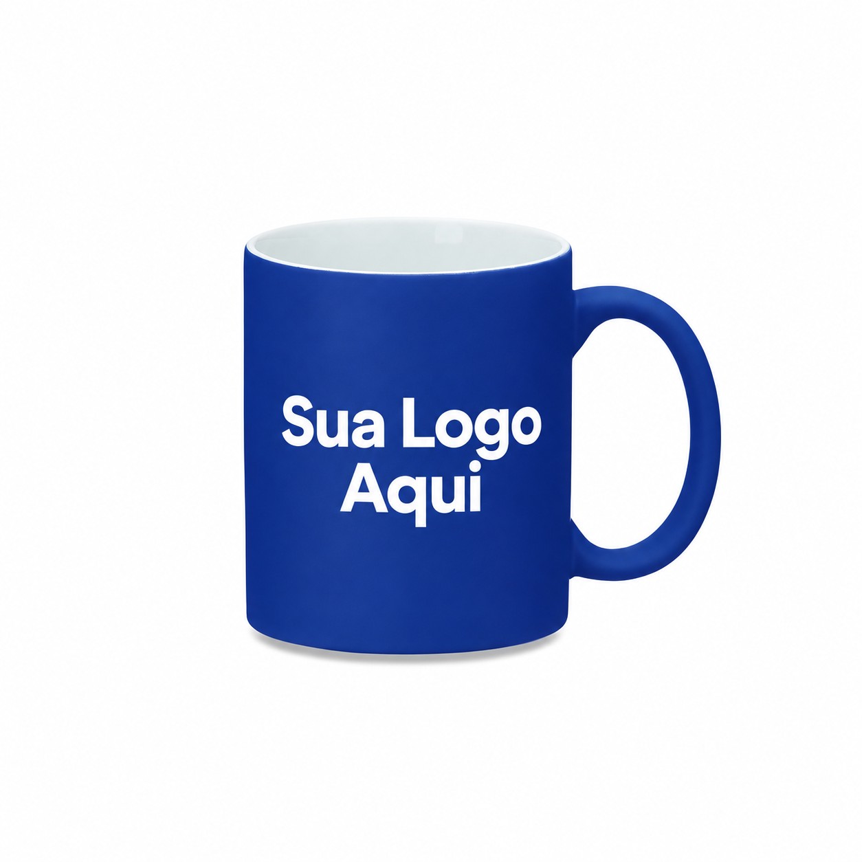 Caneca Mágica de Cerâmica 350ml Personalizada Azul | Personalizado com Logo | Personizi