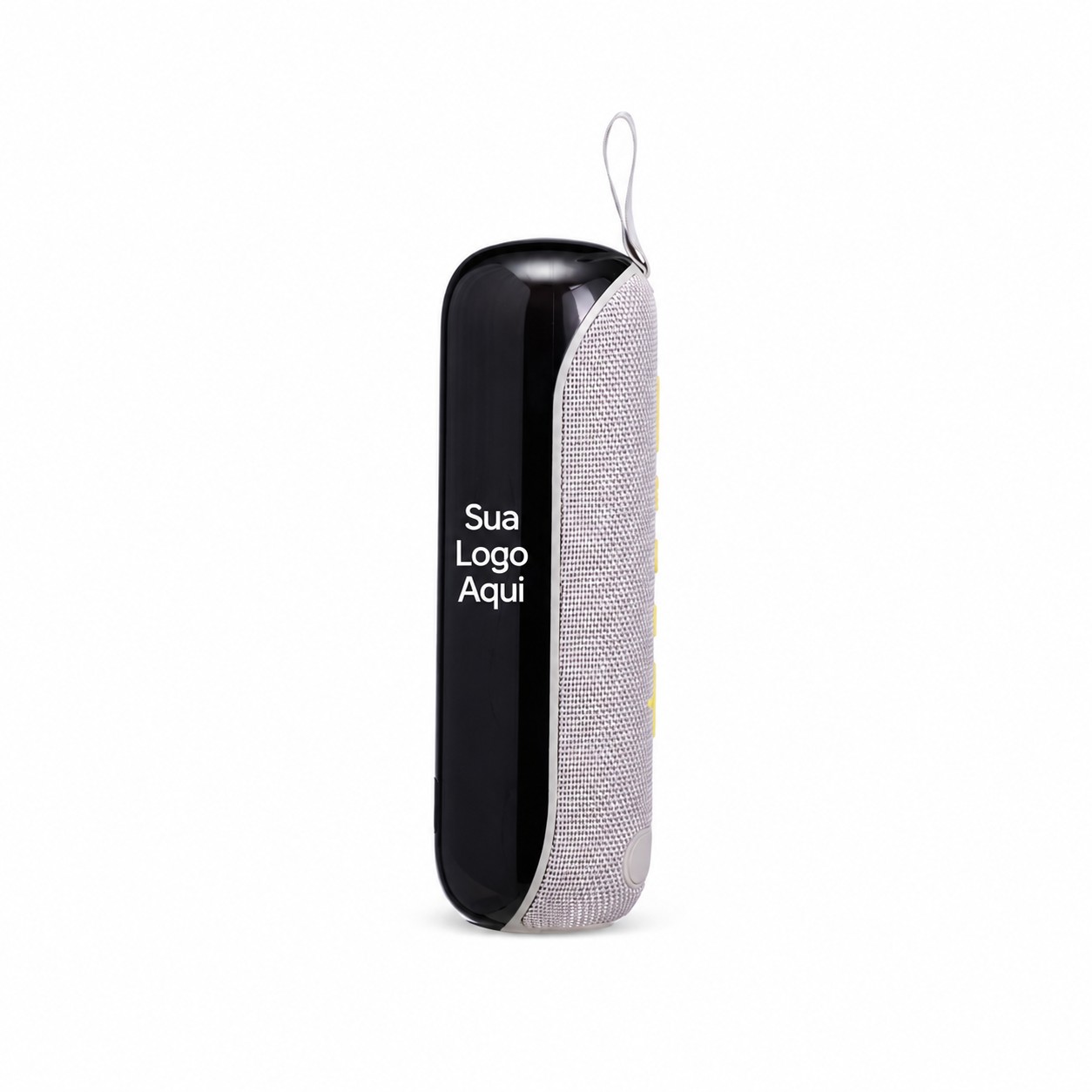 Caixa de Som Bluetooth Personalizado Mod.3 Cinza | Personalizado com Logo | Personizi