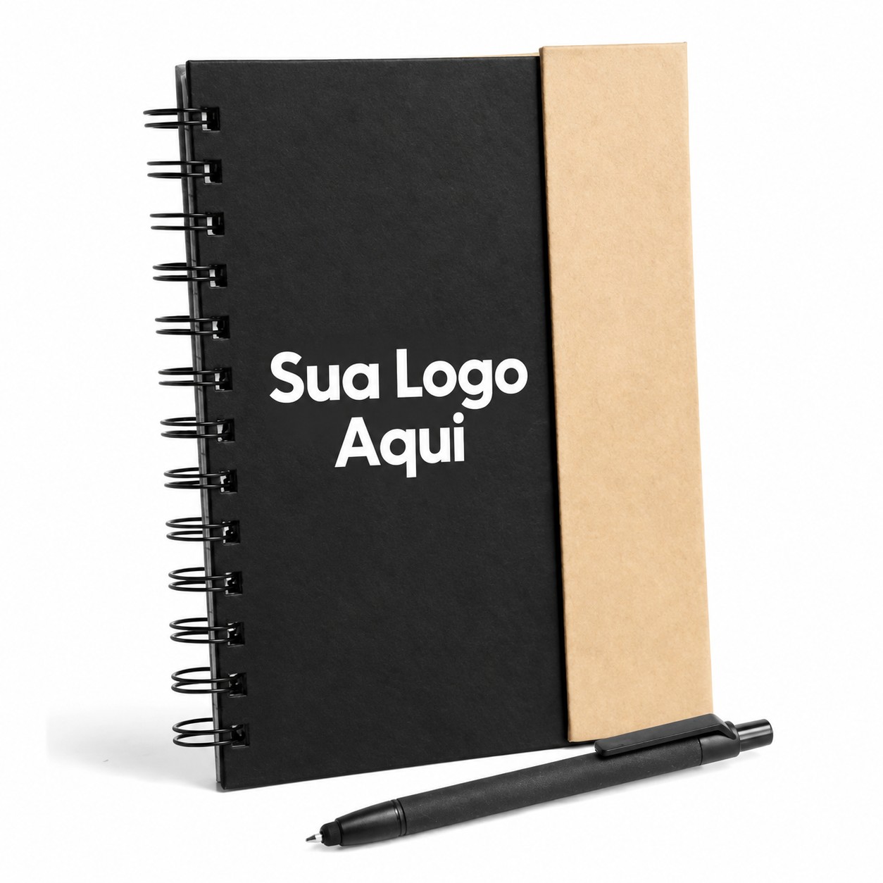 Caderno Espiral com Capa Dura / 18x15cm Personalizado Única | Personalizado com Logo | Personizi