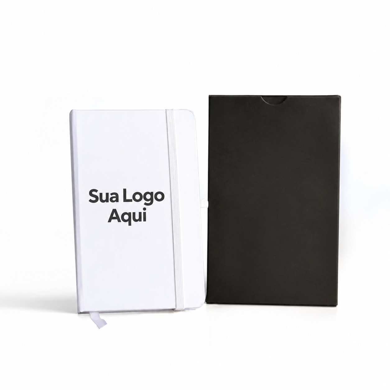 Caderneta S/ Pauta 12,2X17CM Personalizado Branca | Personalizado com Logo | Personizi