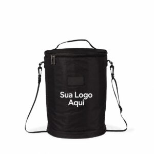 Bolsa Térmica 25L Personalizada Mod.3 Preto | Personalizado com Logo | Personizi