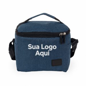 Bolsa Térmica 6L Personalizada Mod.3 Azul | Personalizado com Logo | Personizi