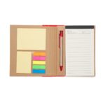 Bloco de Anotação com Autoadesivos e Caneta 18x14cm Personalizada | Personalizado com Logo | Personizi