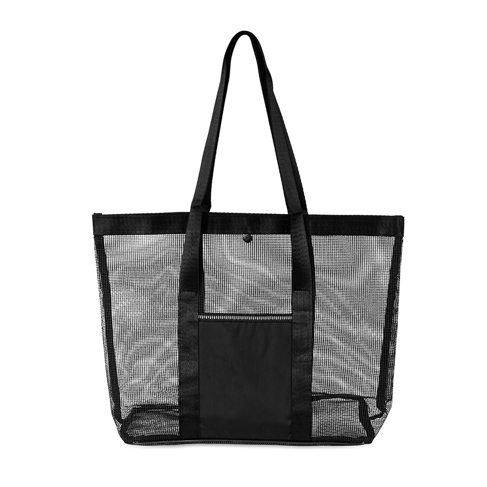 Sacola Tela PVC 35x29cm Personalizada Preto | Personalizado com Logo | Personizi