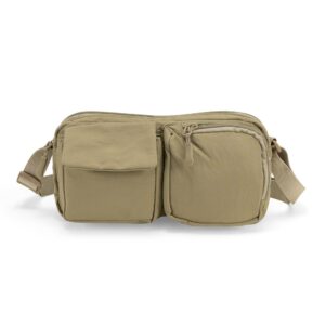 Bolsa de Ombro Nylon 25x13cm Personalizada Verde | Personalizado com Logo | Personizi