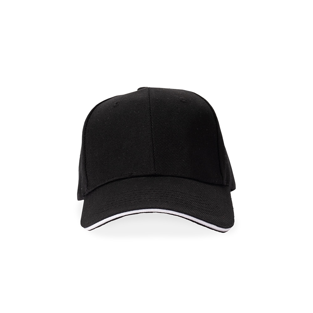 Boné Poliéster Aba Curva Personalizado Mod.2 Preto | Personalizado com Logo | Personizi