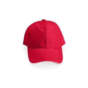 Boné Poliéster Aba Curva Personalizado Mod.2 Vermelho | Personalizado com Logo | Personizi