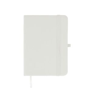 Caderneta Emborrachada 18x13cm Personalizado Branco | Personalizado com Logo | Personizi