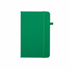 Caderneta Emborrachada 14x9cm Personalizado Verde | Personalizado com Logo | Personizi