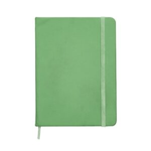 Caderneta Emborrachada 13x1cm Personalizado Verde Claro | Personalizado com Logo | Personizi
