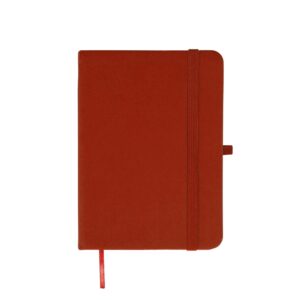 Caderneta Emborrachada 18x13cm Personalizado Vermelho | Personalizado com Logo | Personizi