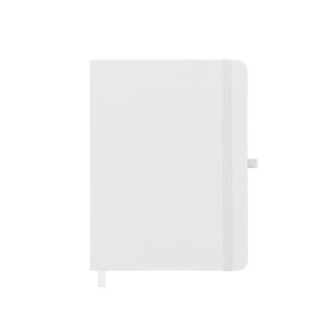 Caderneta Emborrachada com Porta Caneta 13x2cm Personalizada Branco | Personalizado com Logo | Personizi