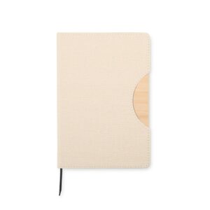 Caderneta com Suporte de Celular 14x1cm Personalizado Bege | Personalizado com Logo | Personizi