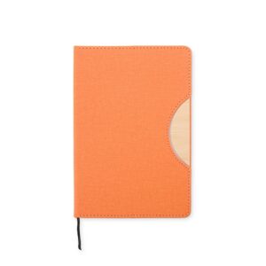 Caderneta com Suporte de Celular 14x1cm Personalizado Laranja | Personalizado com Logo | Personizi