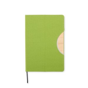 Caderneta com Suporte de Celular 14x1cm Personalizado Verde | Personalizado com Logo | Personizi