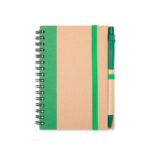 Caderno Ecológico com Caneta 14x11cm Personalizada | Personalizado com Logo | Personizi