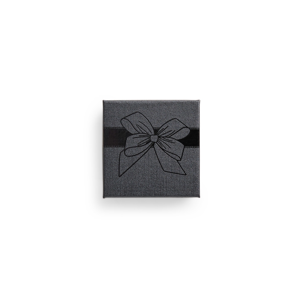 Caixa para Presente 7x7cm Personalizado Preto | Personalizado com Logo | Personizi