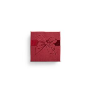 Caixa para Presente 7x7cm Personalizado Vermelho | Personalizado com Logo | Personizi
