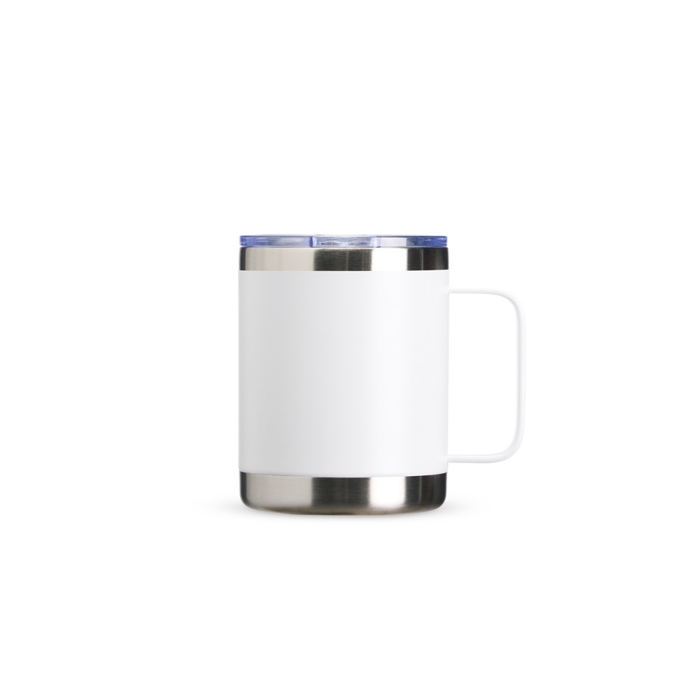Caneca Térmica 350ml Personalizada Mod.2 Branco | Personalizado com Logo | Personizi