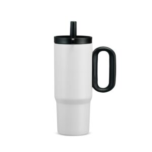 Caneca Térmica 750ml Personalizada Branco | Personalizado com Logo | Personizi