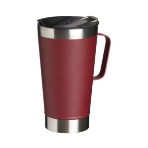 Caneca Térmica 500ml *Lisa c/ Abridor Personalizada Vermelho | Personalizado com Logo | Personizi