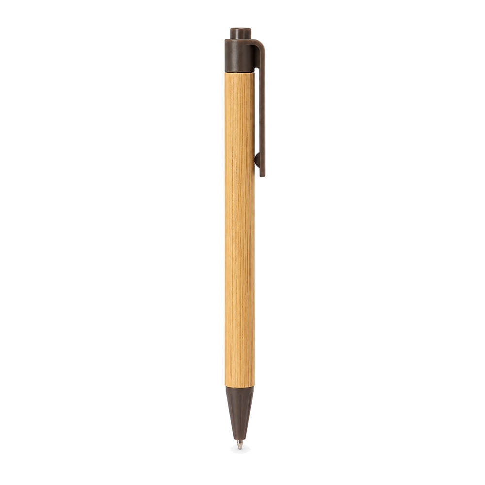 Caneta Ecológica Kraft 13x1cm Personalizada Marrom | Personalizado com Logo | Personizi