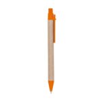 Caneta Ecológica c/ Clip Plástico 14x3cm Personalizada | Personalizado com Logo | Personizi