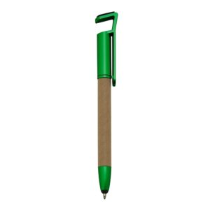 Caneta Ecológica Base p/ Celular Personalizada Verde | Personalizado com Logo | Personizi