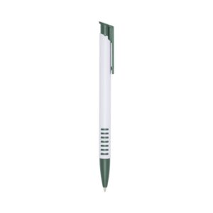 Caneta Plástica 14x14cm Personalizada Verde | Personalizado com Logo | Personizi