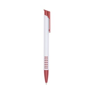 Caneta Plástica 14x14cm Personalizada Vermelho | Personalizado com Logo | Personizi