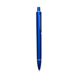 Caneta Plástica c/ 1 Anel Personalizada Azul | Personalizado com Logo | Personizi