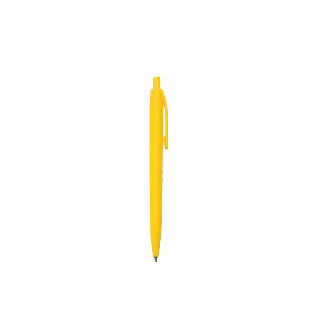 Caneta Plástica 14x1cm Personalizada Amarelo | Personalizado com Logo | Personizi