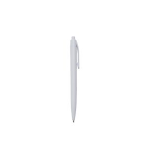 Caneta Plástica 14x1cm Personalizada Branco | Personalizado com Logo | Personizi