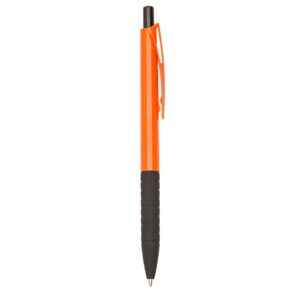Caneta Plástica 14x1cm Personalizada Mod.2 Laranja | Personalizado com Logo | Personizi