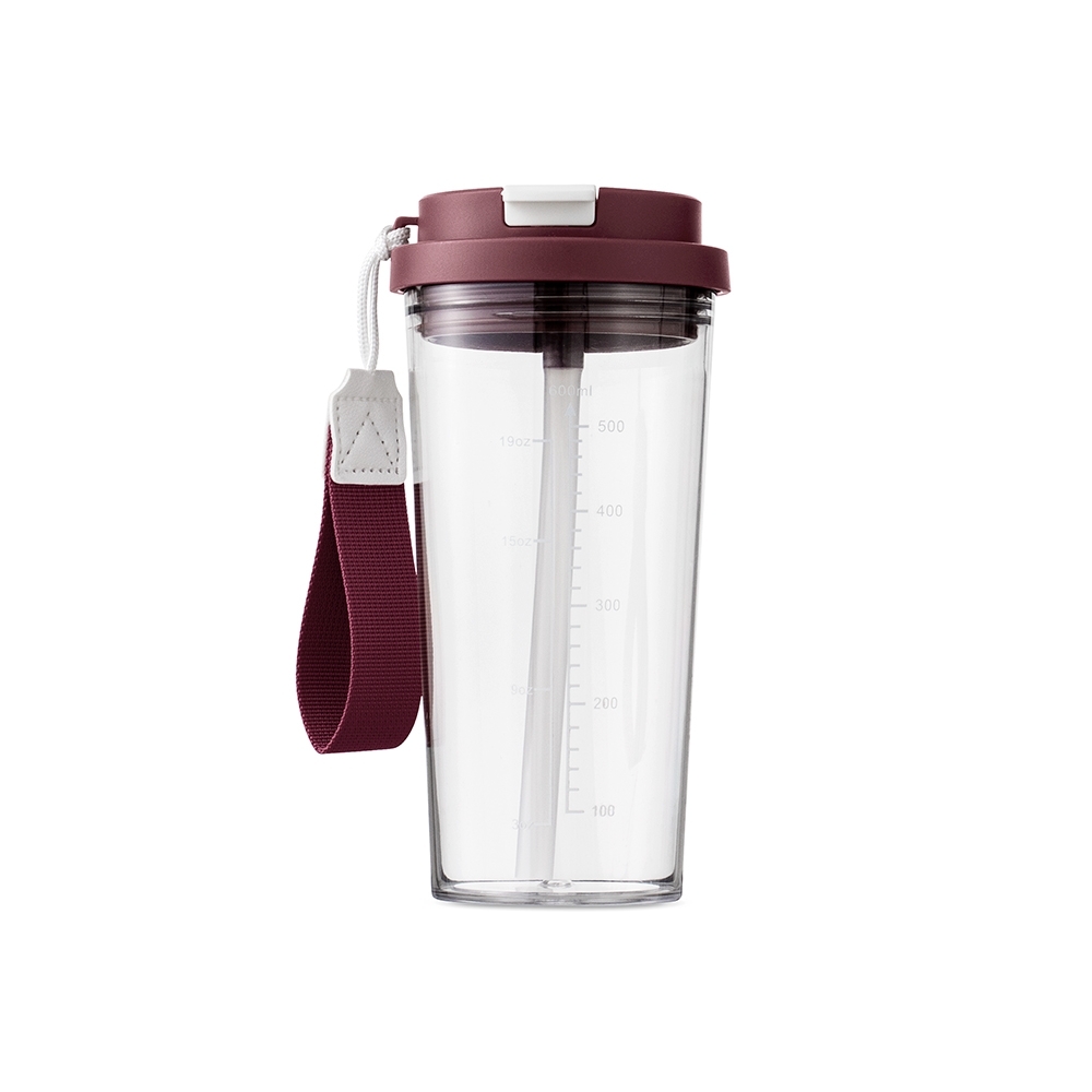 Copo Plástico 600ml Personalizado Vermelho | Personalizado com Logo | Personizi