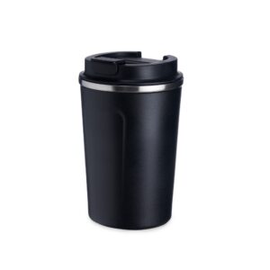 Copo Térmico Inox 350ml Personalizado Preto | Personalizado com Logo | Personizi