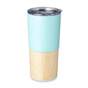 Copo Térmico Bambu 600ml Personalizado Verde | Personalizado com Logo | Personizi