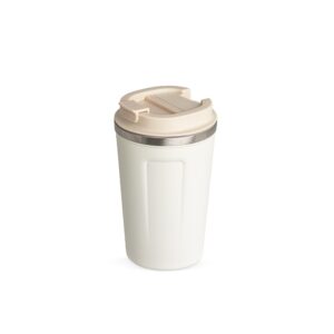 Copo Térmico Inox 350ml Personalizado Bege | Personalizado com Logo | Personizi
