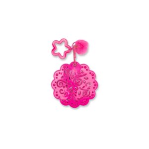 Espelho Plástico 7x5cm Personalizado Rosa Escuro | Personalizado com Logo | Personizi