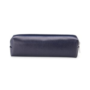Estojo de Couro Sintético 21x5cm Personalizado Azul | Personalizado com Logo | Personizi