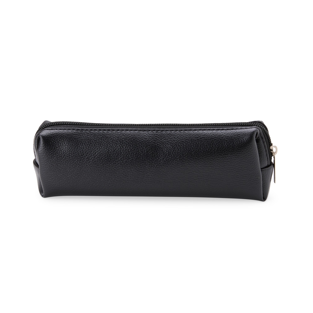 Estojo de Couro Sintético 21x5cm Personalizado Preto | Personalizado com Logo | Personizi