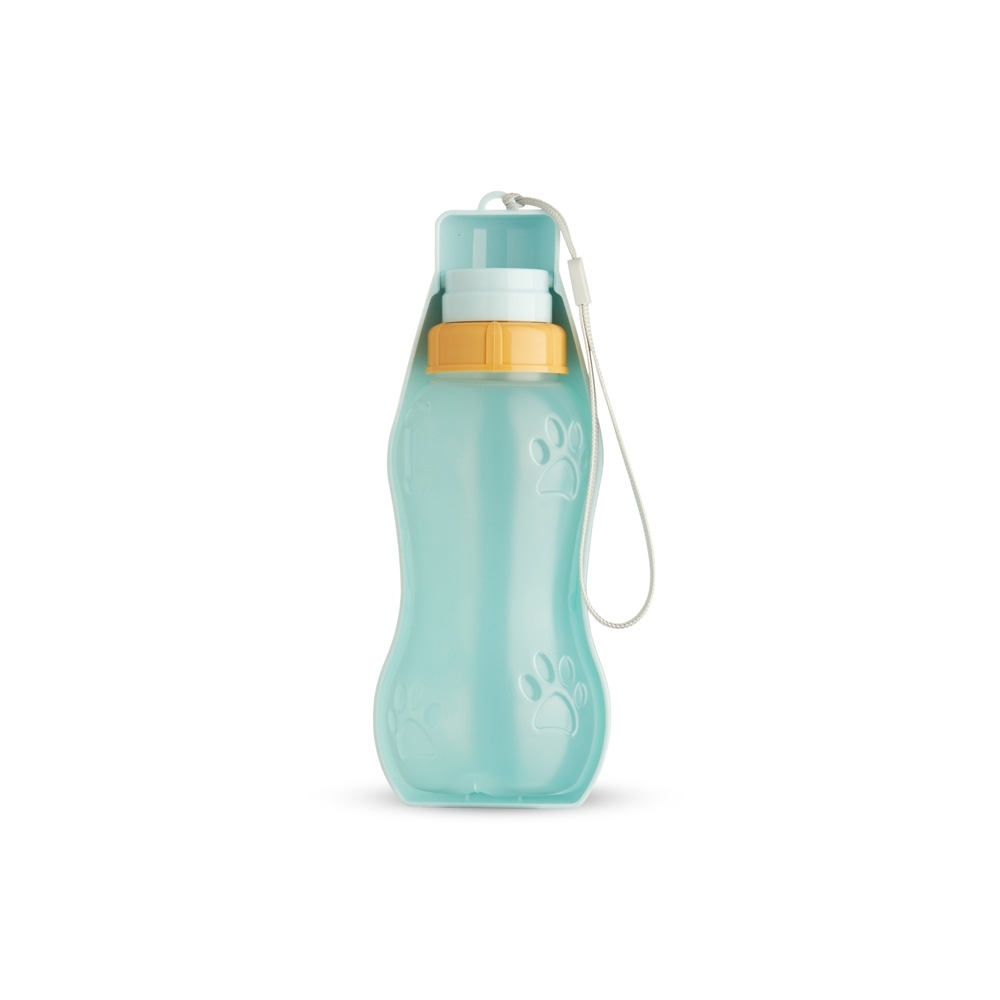 Garrafa Bebedouro PET 400ml Personalizada Azul | Personalizado com Logo | Personizi