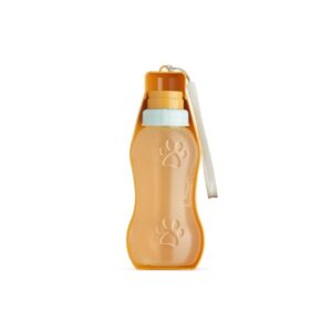 Garrafa Bebedouro PET 400ml Personalizada Laranja | Personalizado com Logo | Personizi