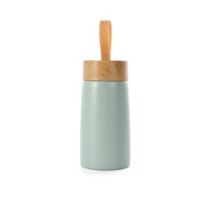 Garrafa Inox Parede Dupla 250ml Personalizada Verde | Personalizado com Logo | Personizi