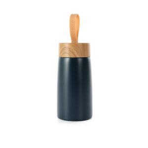 Garrafa Inox Parede Dupla 250ml Personalizada Cinza | Personalizado com Logo | Personizi