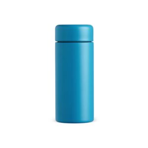 Garrafa Térmica 200ml Personalizada Azul Claro | Personalizado com Logo | Personizi